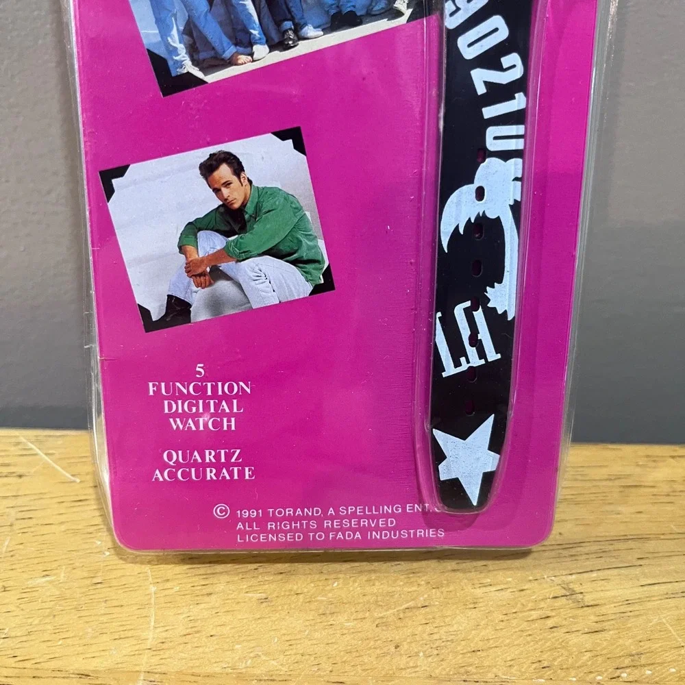 Vtg 1991 Beverly Hills 90210 Brandon Walsh Digital Watch New 90s TV Show‎ Promo